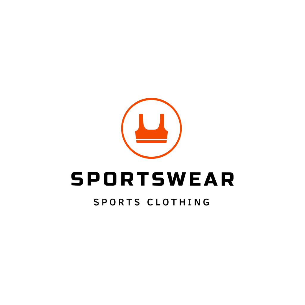 Оранжевый Спортивный Логотип