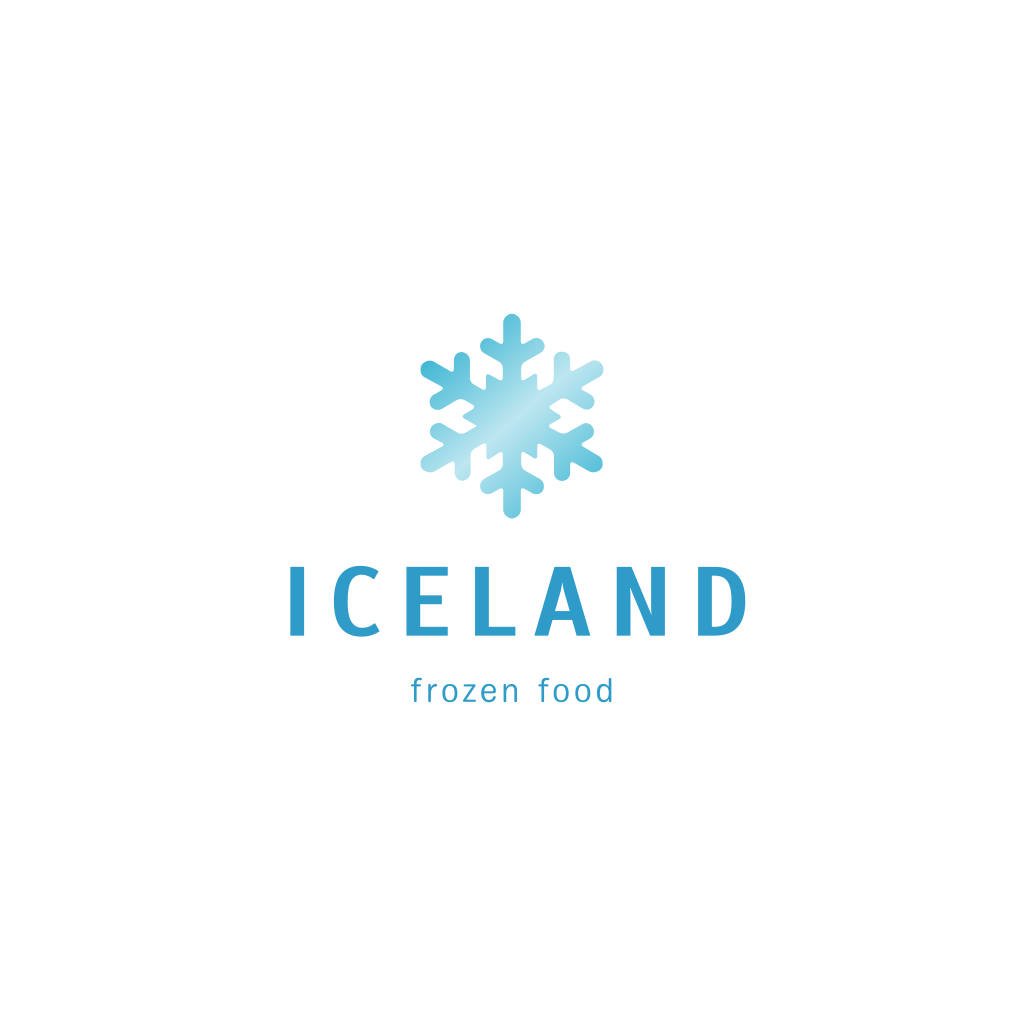 Синий Снежинка Логотип