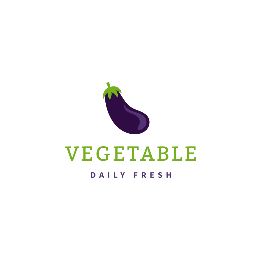 Logo Aubergine Violet