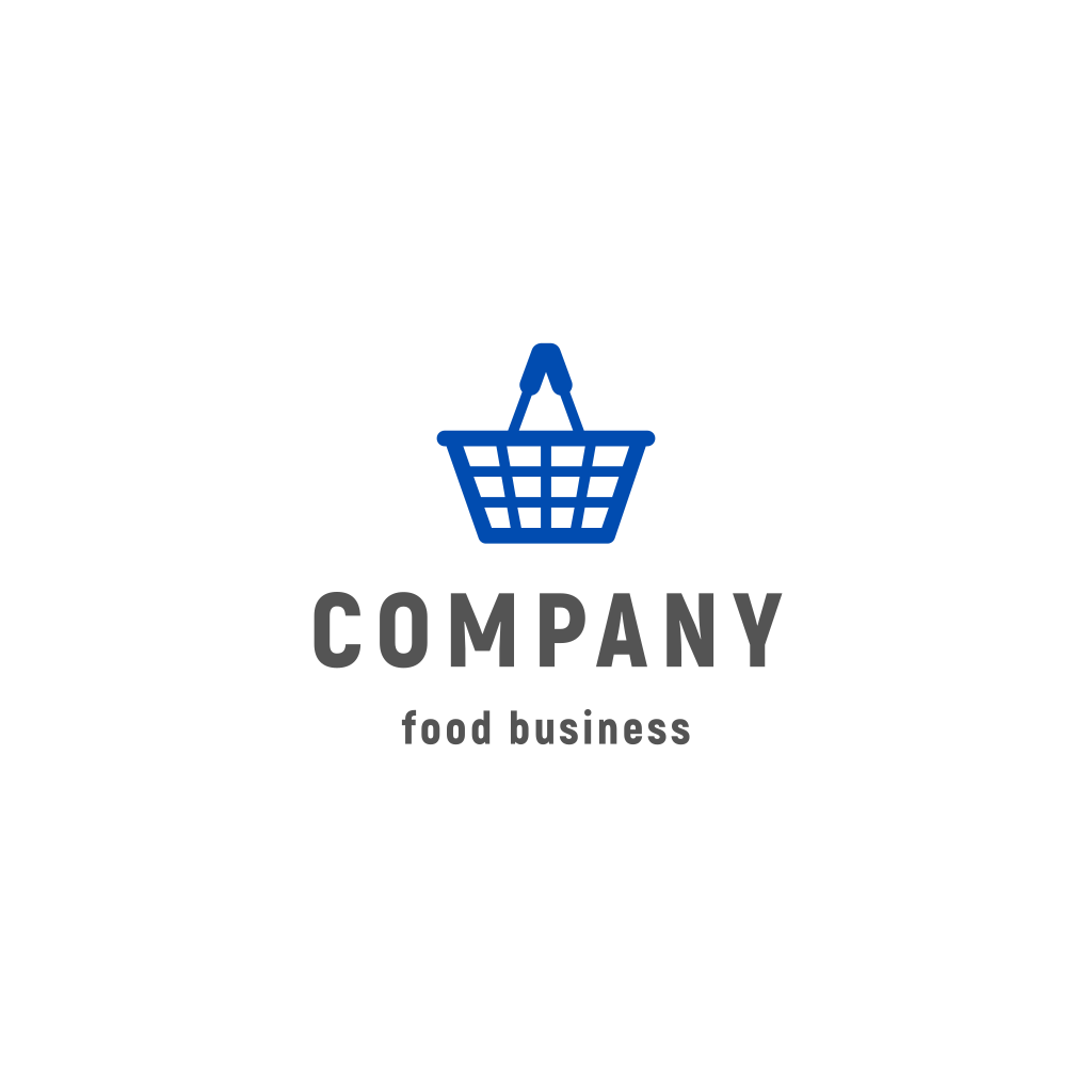 Blue Shopping Basket logo Blue Shopping Basket logo