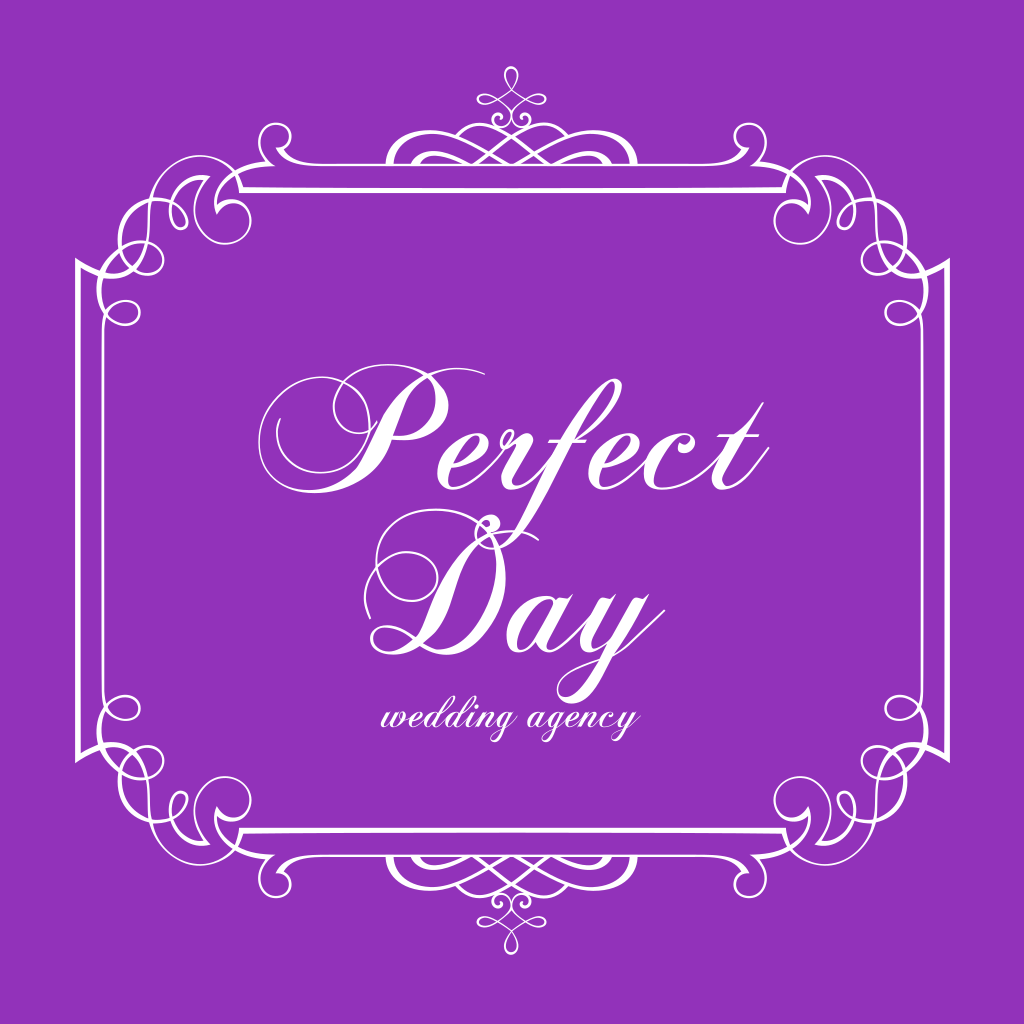 Purple Wedding logo Purple Wedding logo
