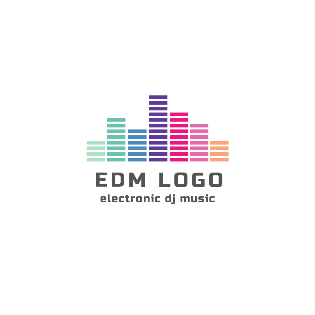 Equalizer DJ Music Logo Equalizer DJ Music Logo