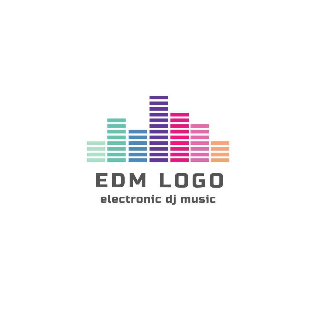 Logotipo Equalizador Dj Music
