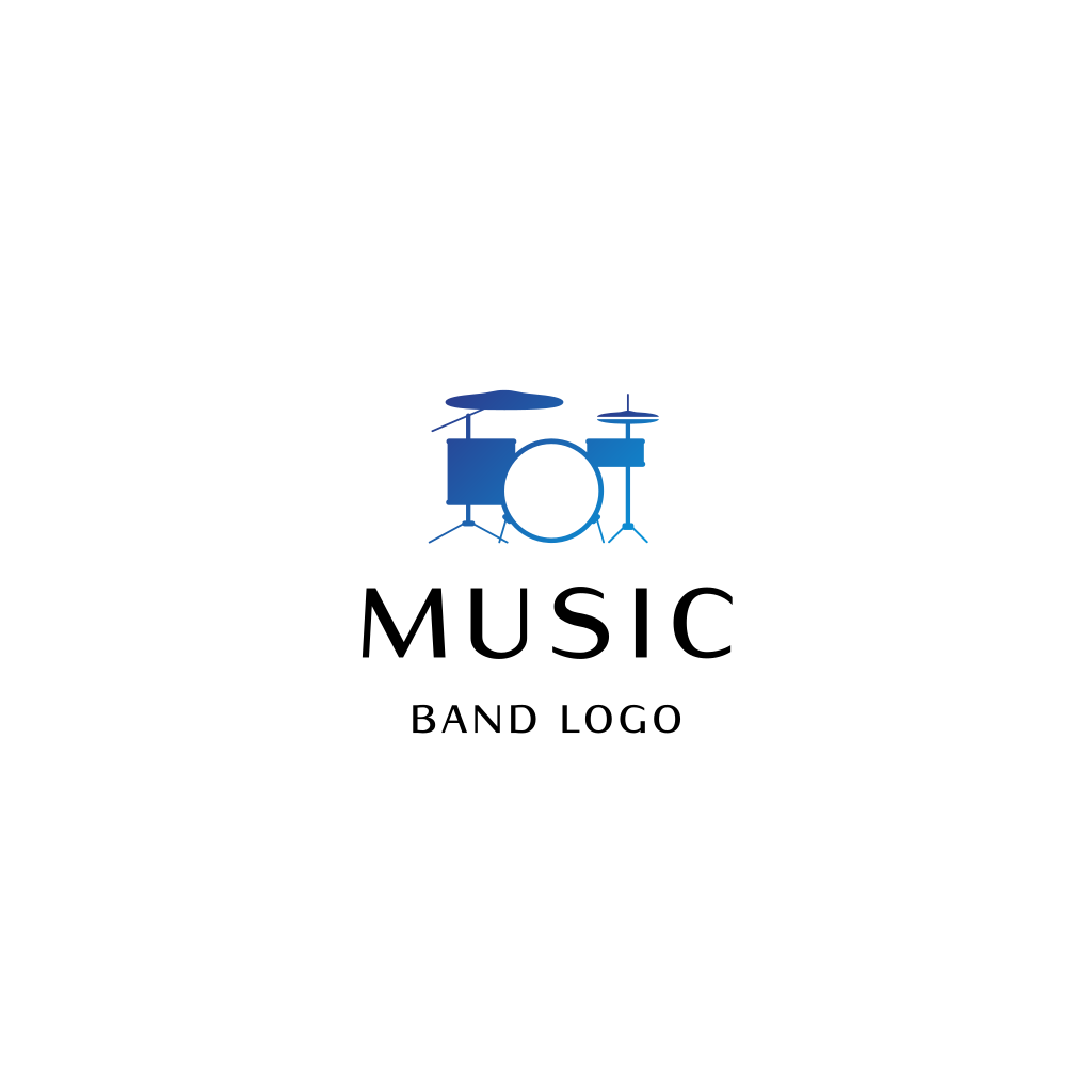 Drum Set logo - Turbologo Logo Maker