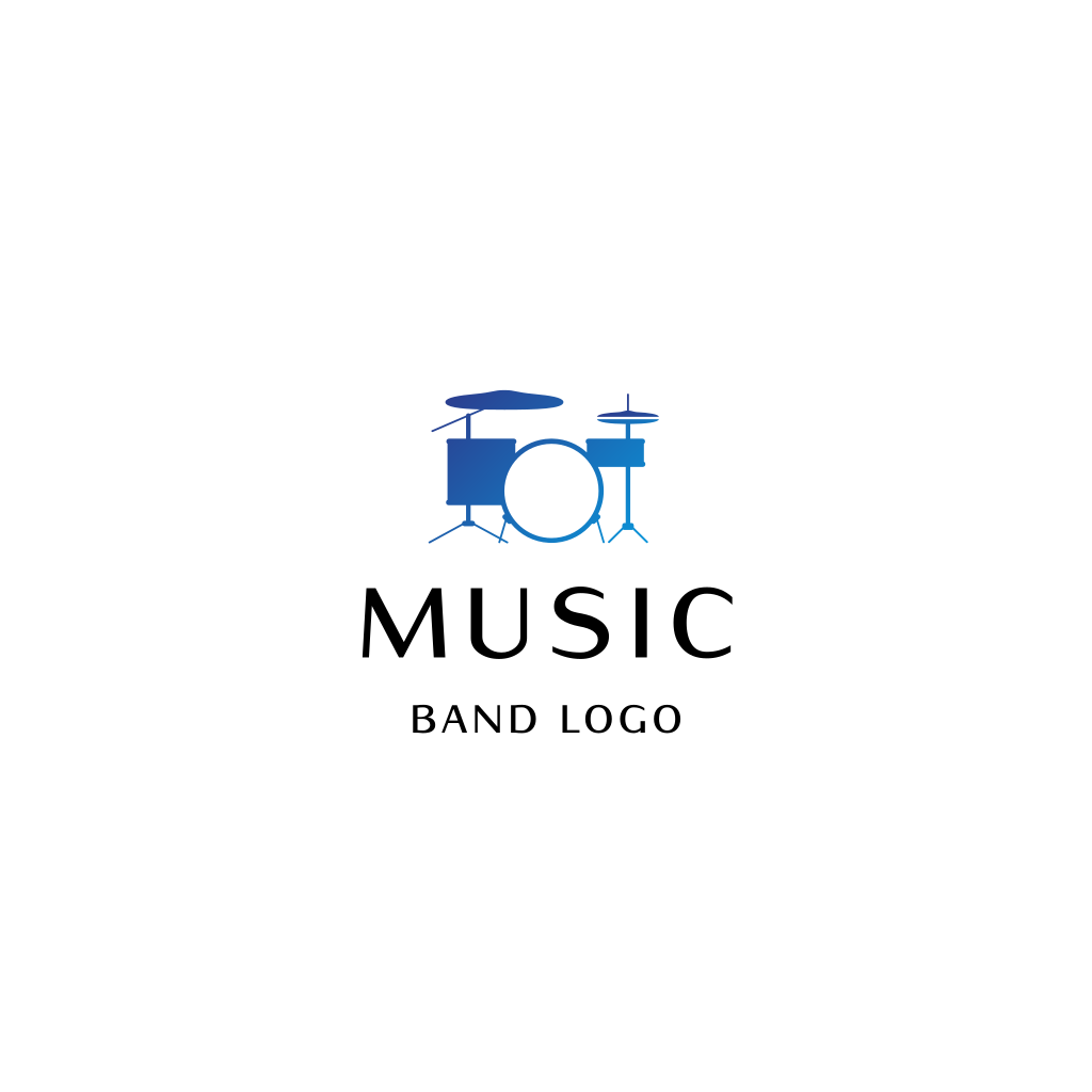 Drum Set logo Drum Set logo
