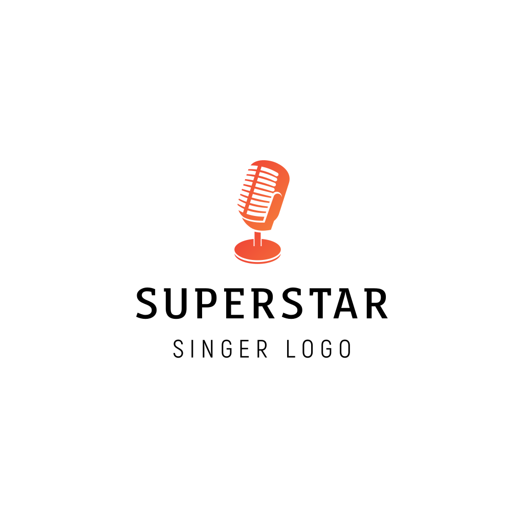 Mikrofon Şarkıcısı Logosu