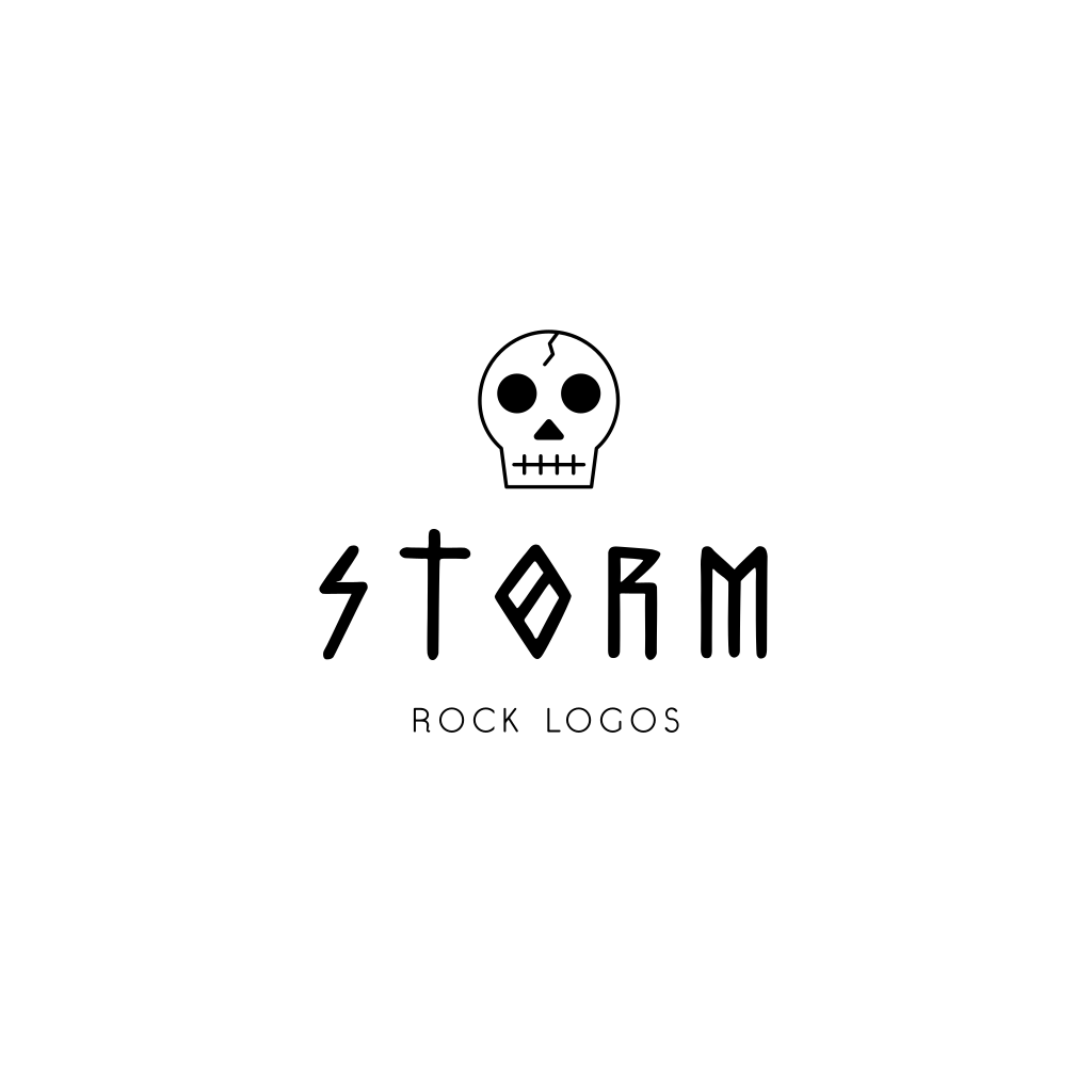 Logo Rock Teschio