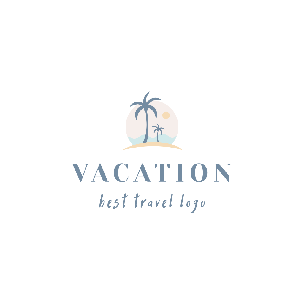 Palm Trees Round logo Palm Trees Round logo