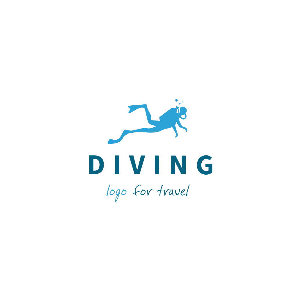 Scuba Diver logo