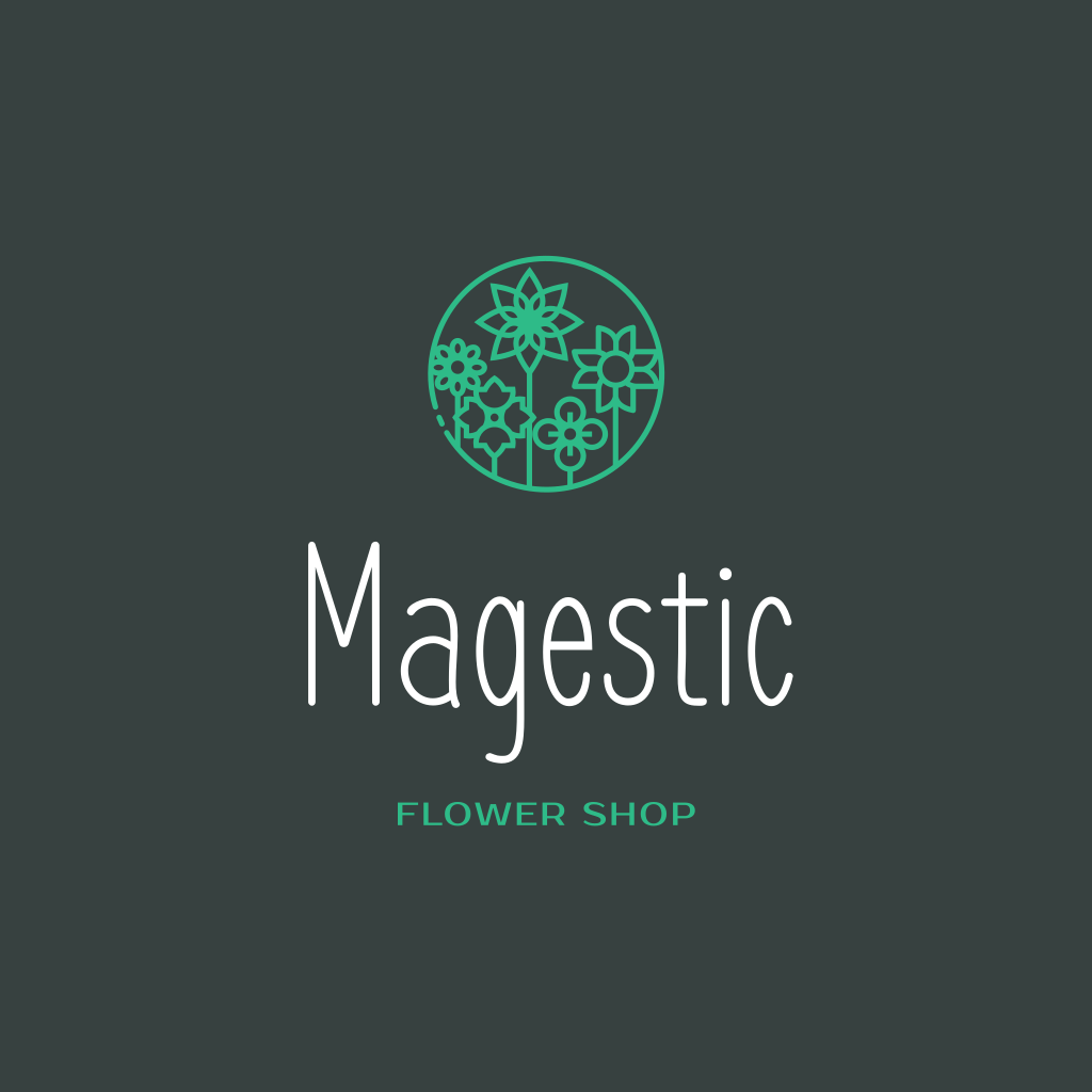 Turquoise Flowers logo