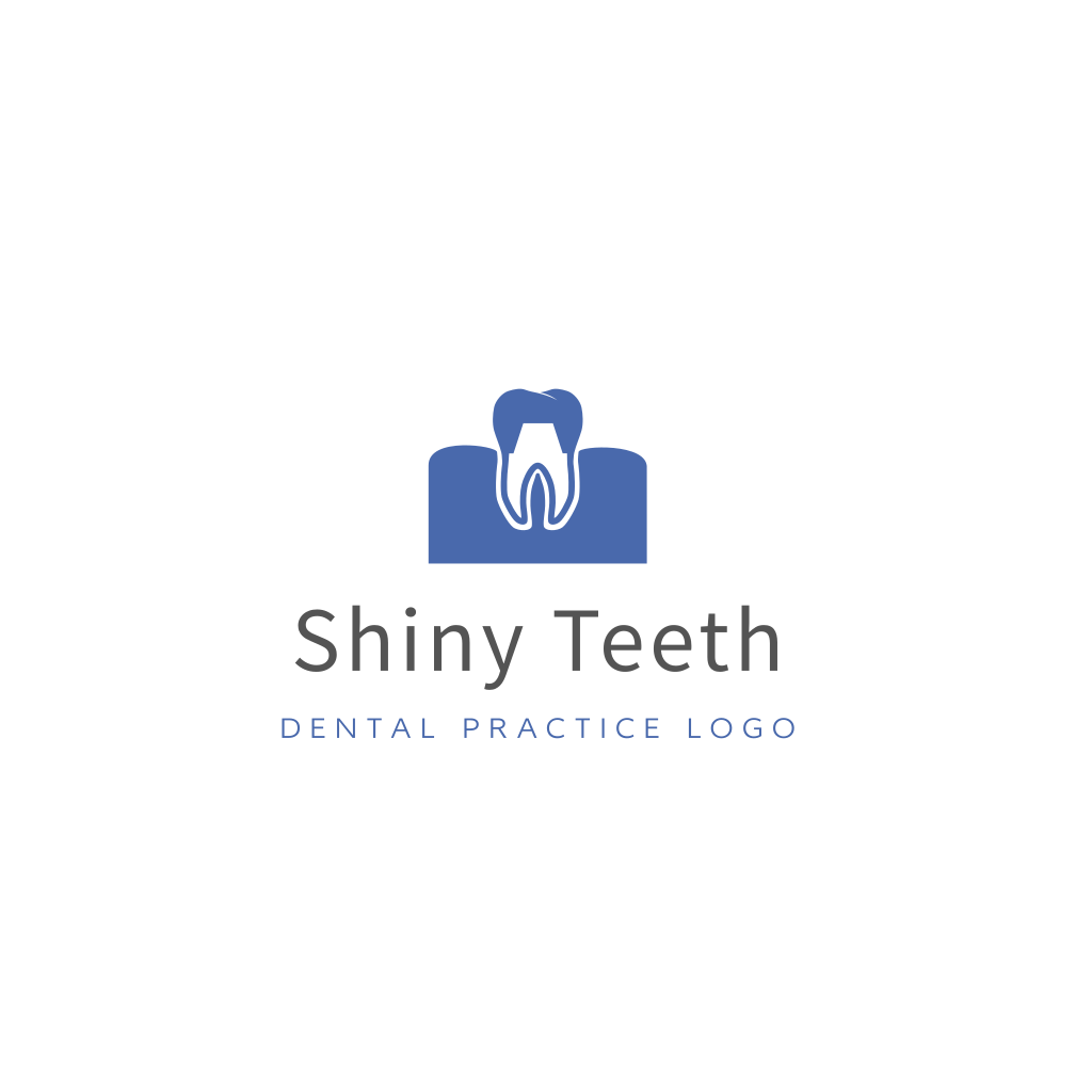 Зуб Синий Логотип