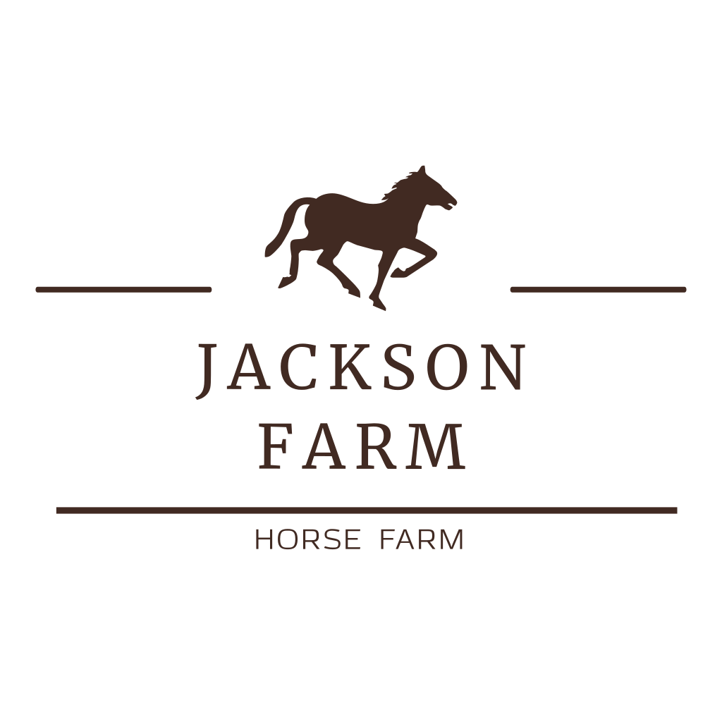 Logo De Ferme De Chevaux En Cours D & # 39; Exécution