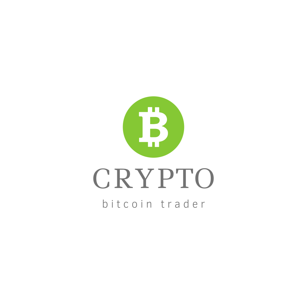 Grünes Bitcoin-logo