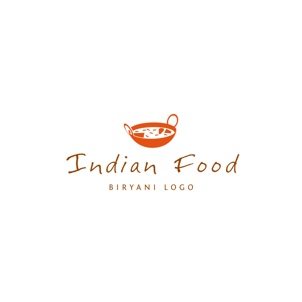 Logotipo De Comida Indiana