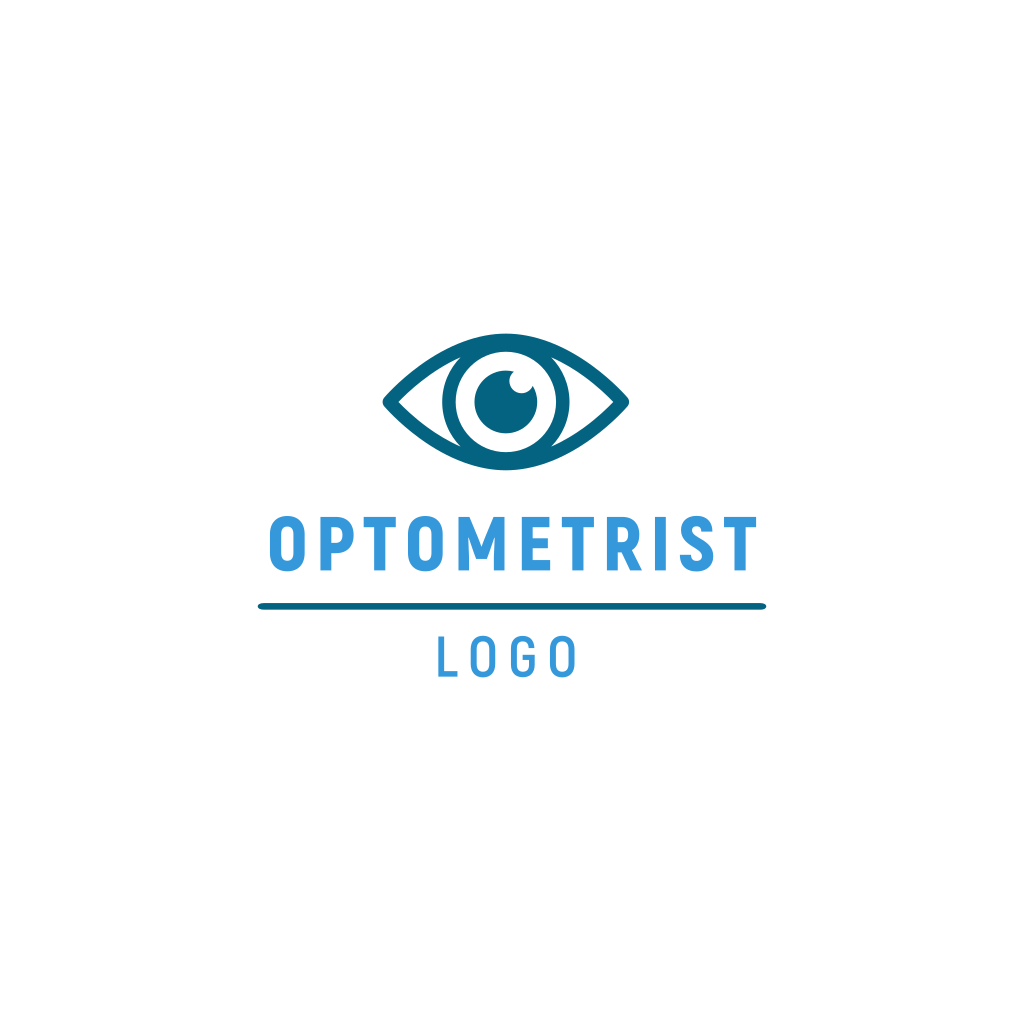 Глаз Оптометрист Логотип