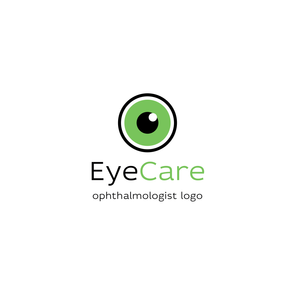 Grünes Auge Logo