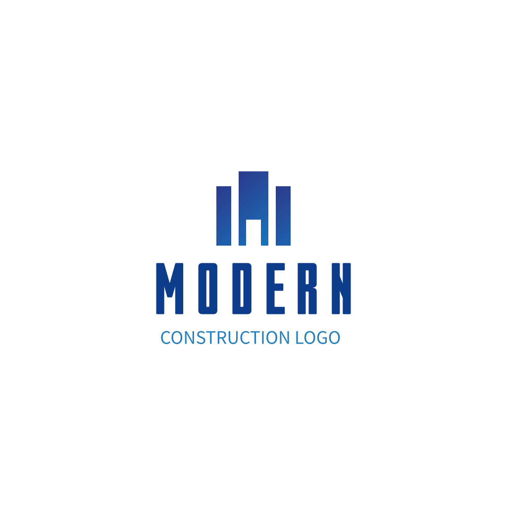 Logotipo De Construção Minimalista