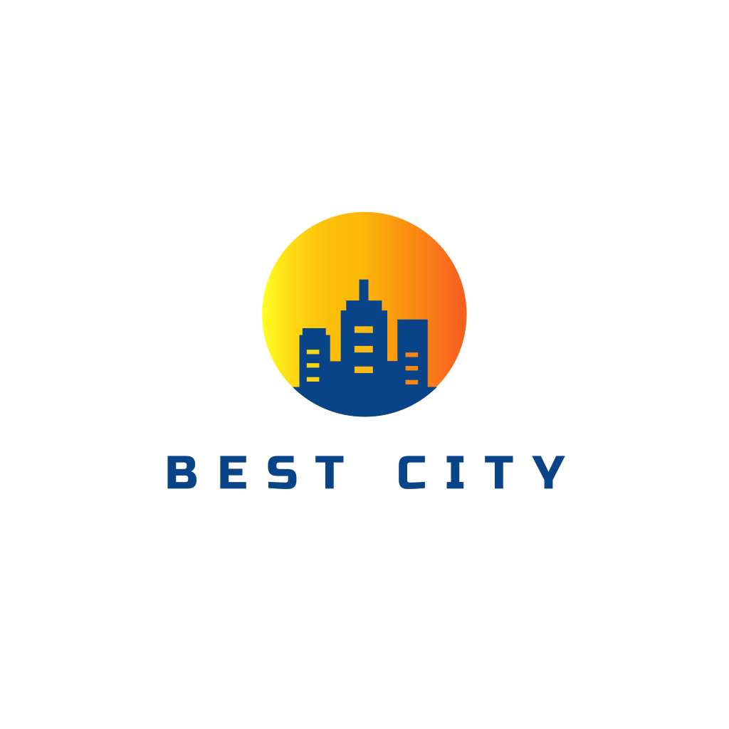 Logotipo Do Círculo Da Cidade