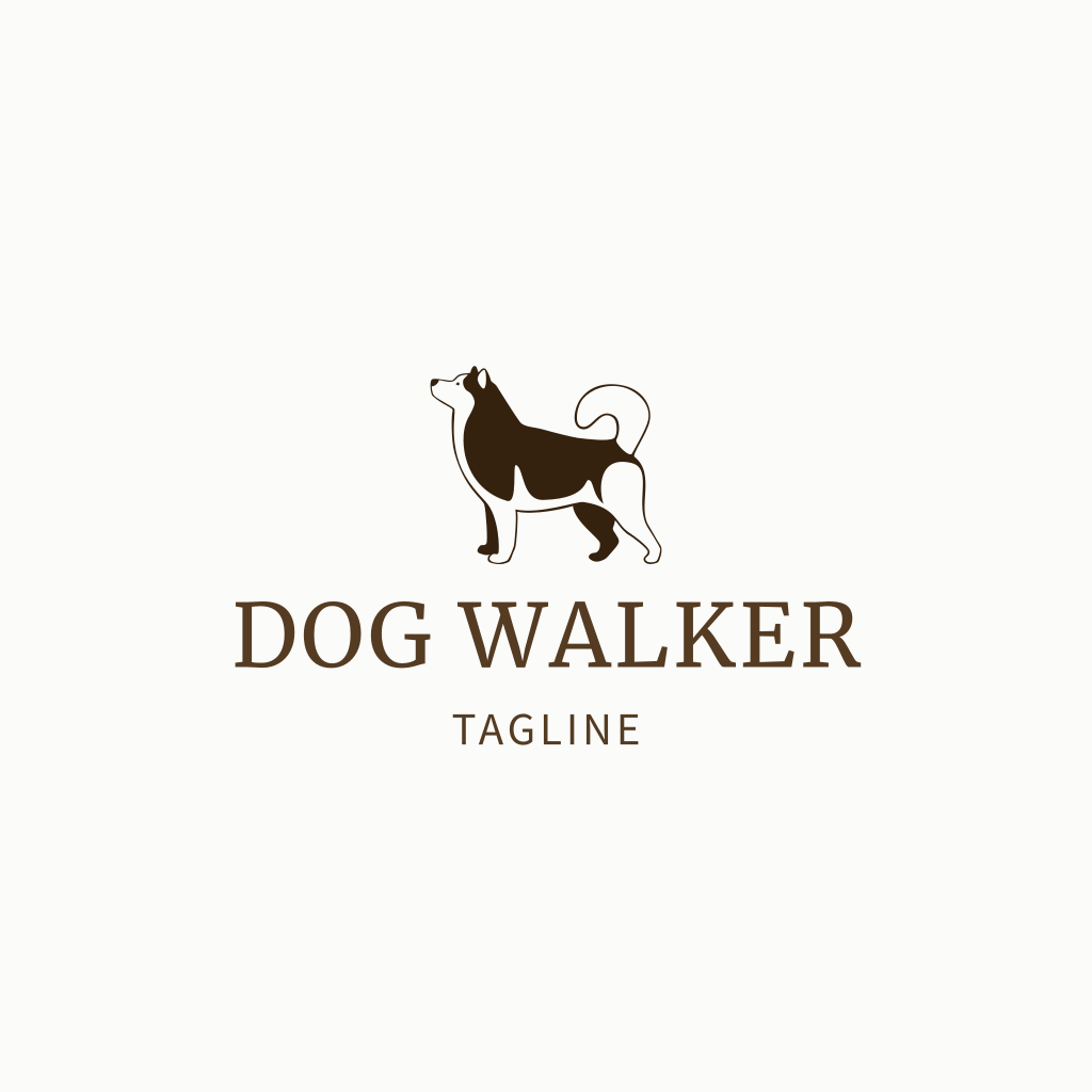 Spaziergang Hund Logo
