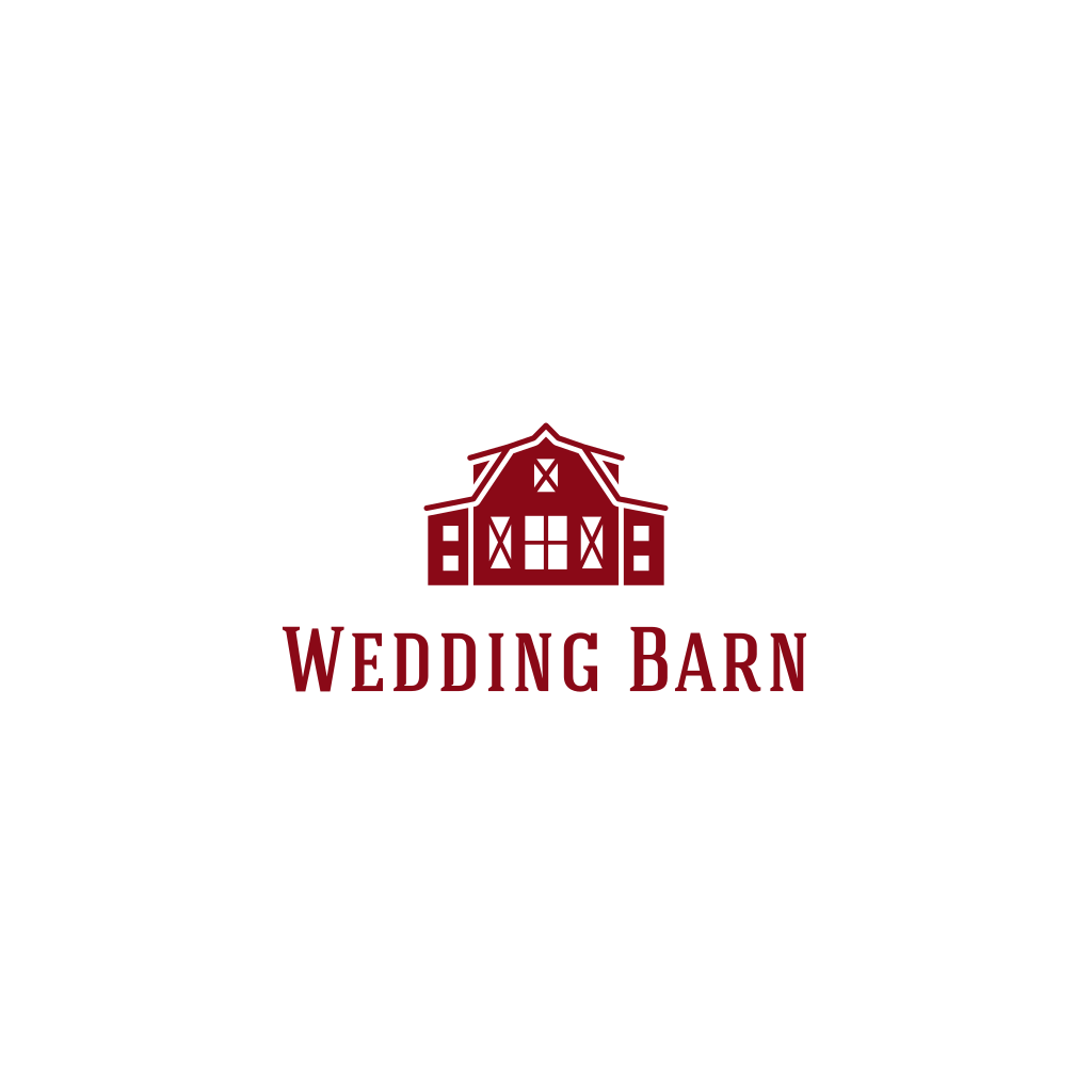 Logotipo Da Festa De Casamento Do Local