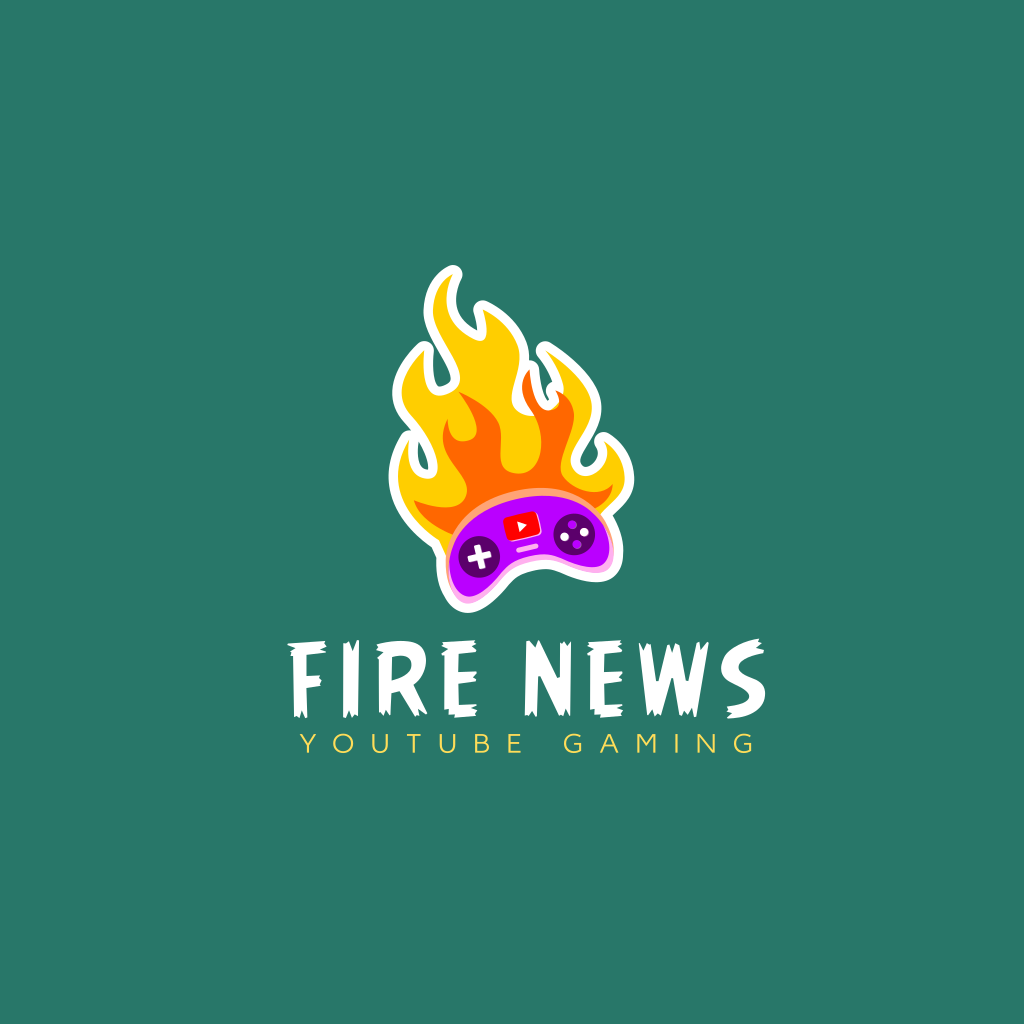 Logo De Gamepad & Fire Gaming