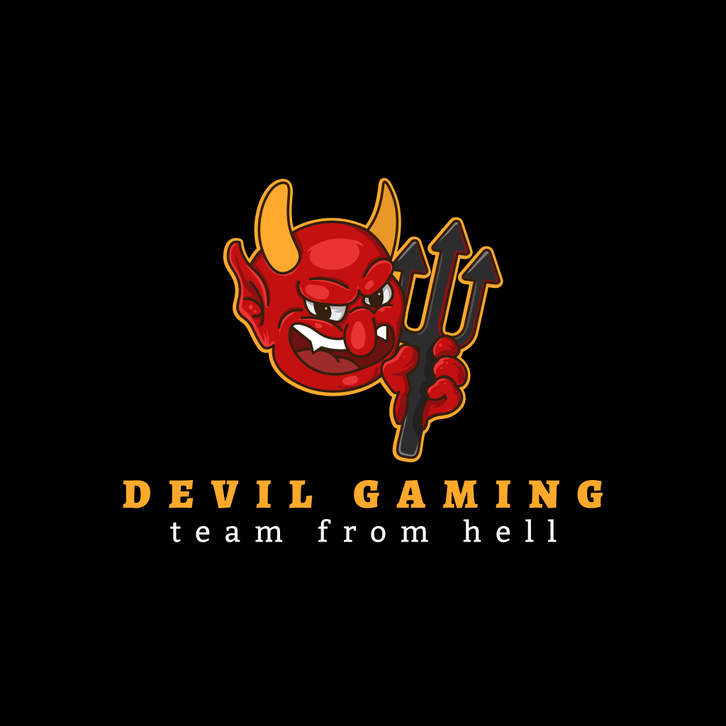 Logo De Jeu Diable Rouge