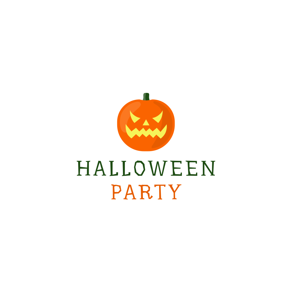 Pumpkin Halloween logo Pumpkin Halloween logo