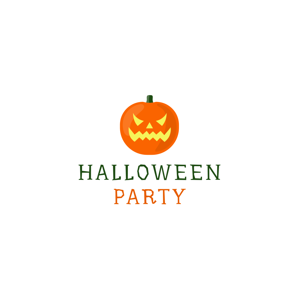 Logotipo De Abóbora De Halloween