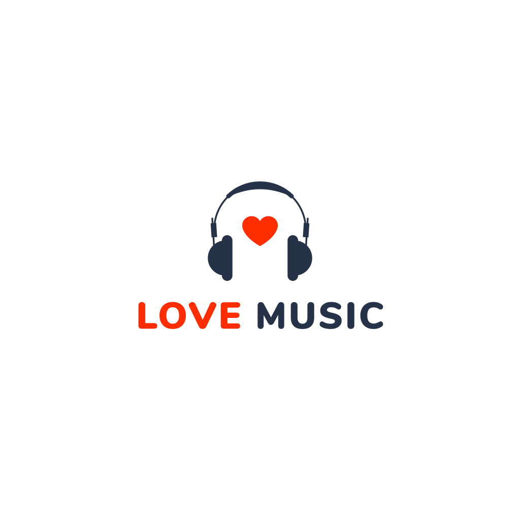 Headphones & Heart logo Headphones & Heart logo