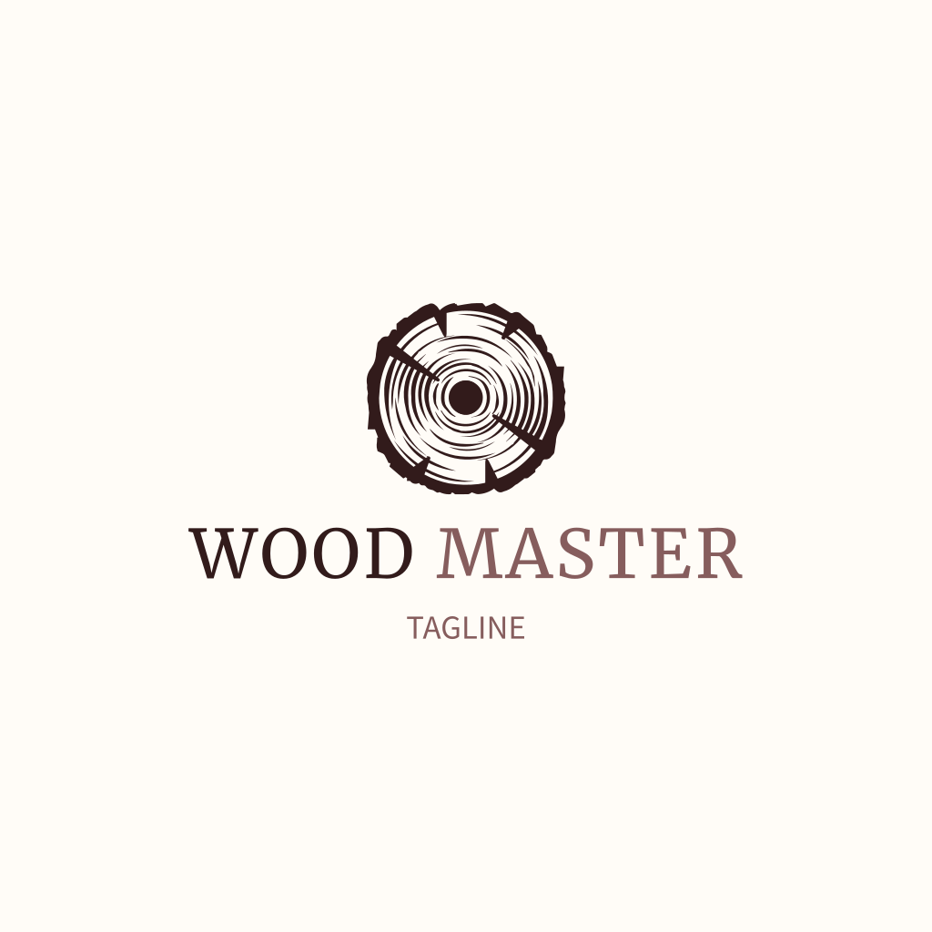 Logotipo De Taller De Madera