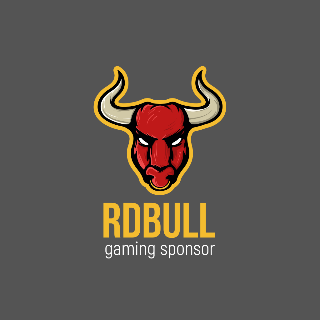 Red Bull Gaming Logo Turbologo Logo Maker