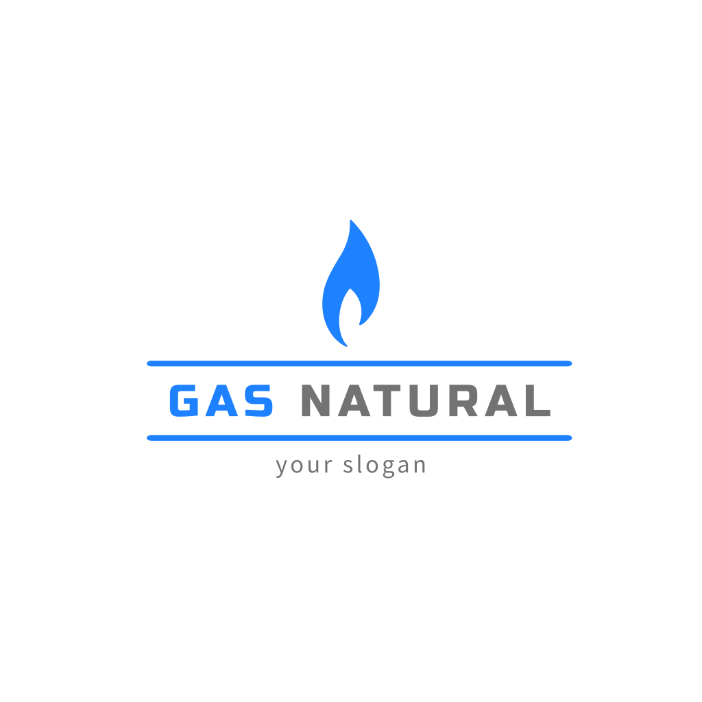 Синий Газовый Логотип