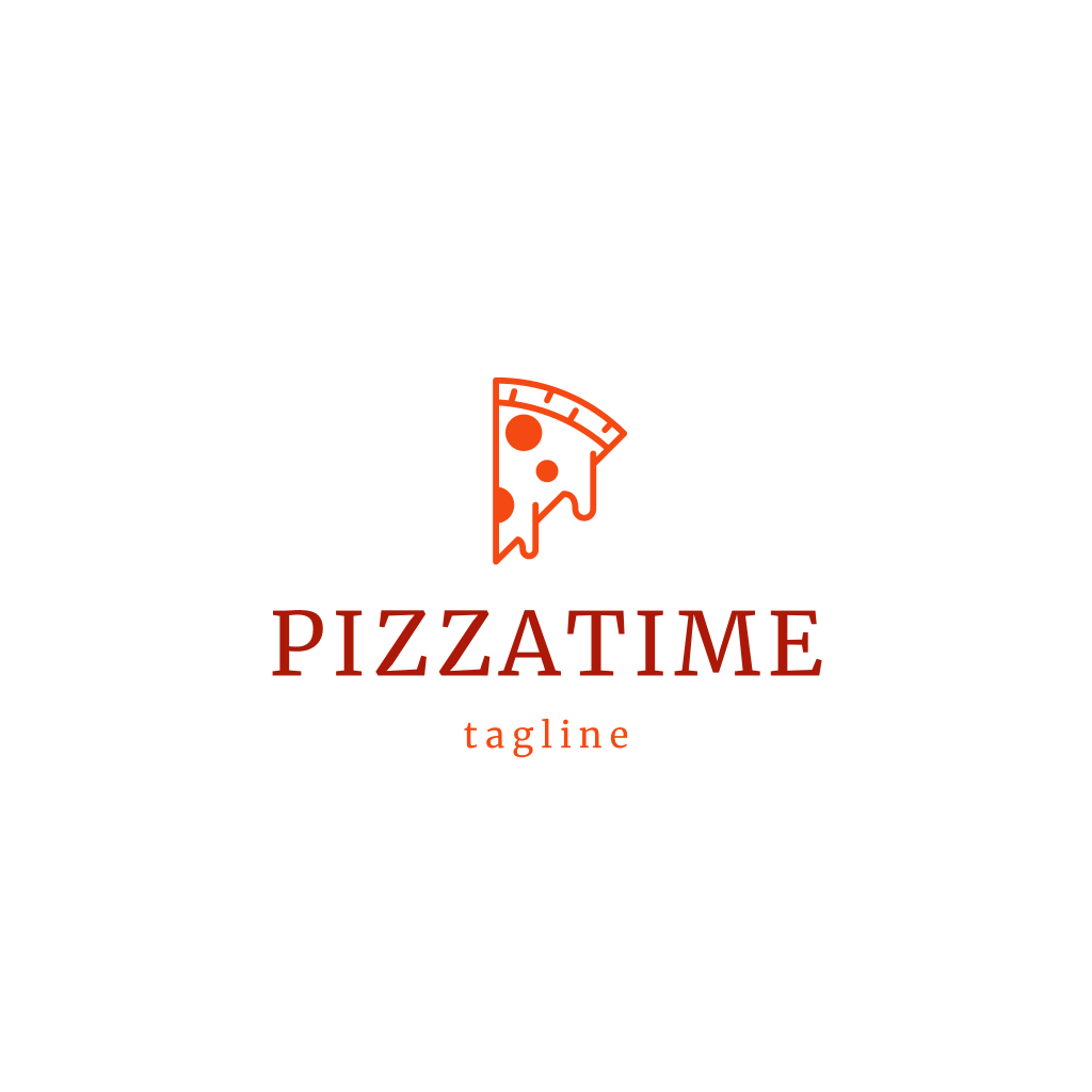 Logotipo Da Pizza Vermelha