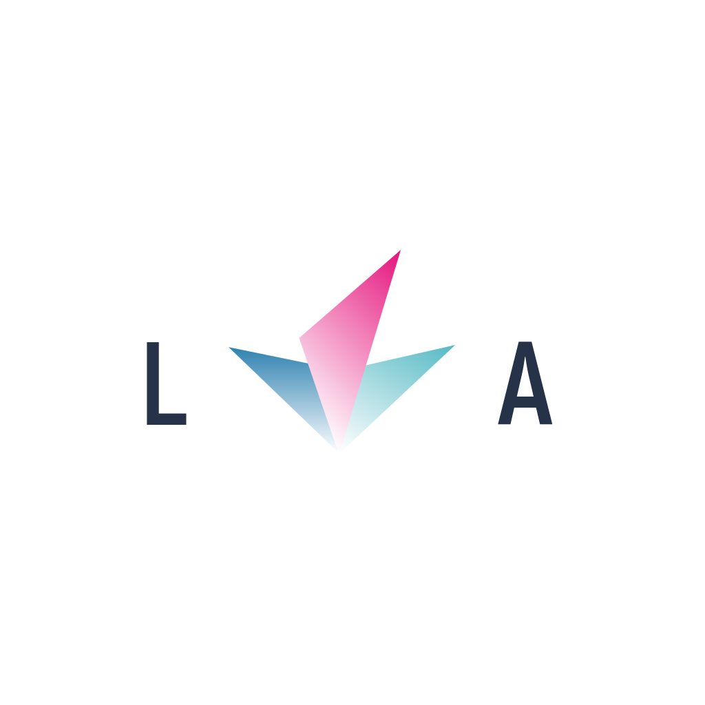 Abstract LA logo