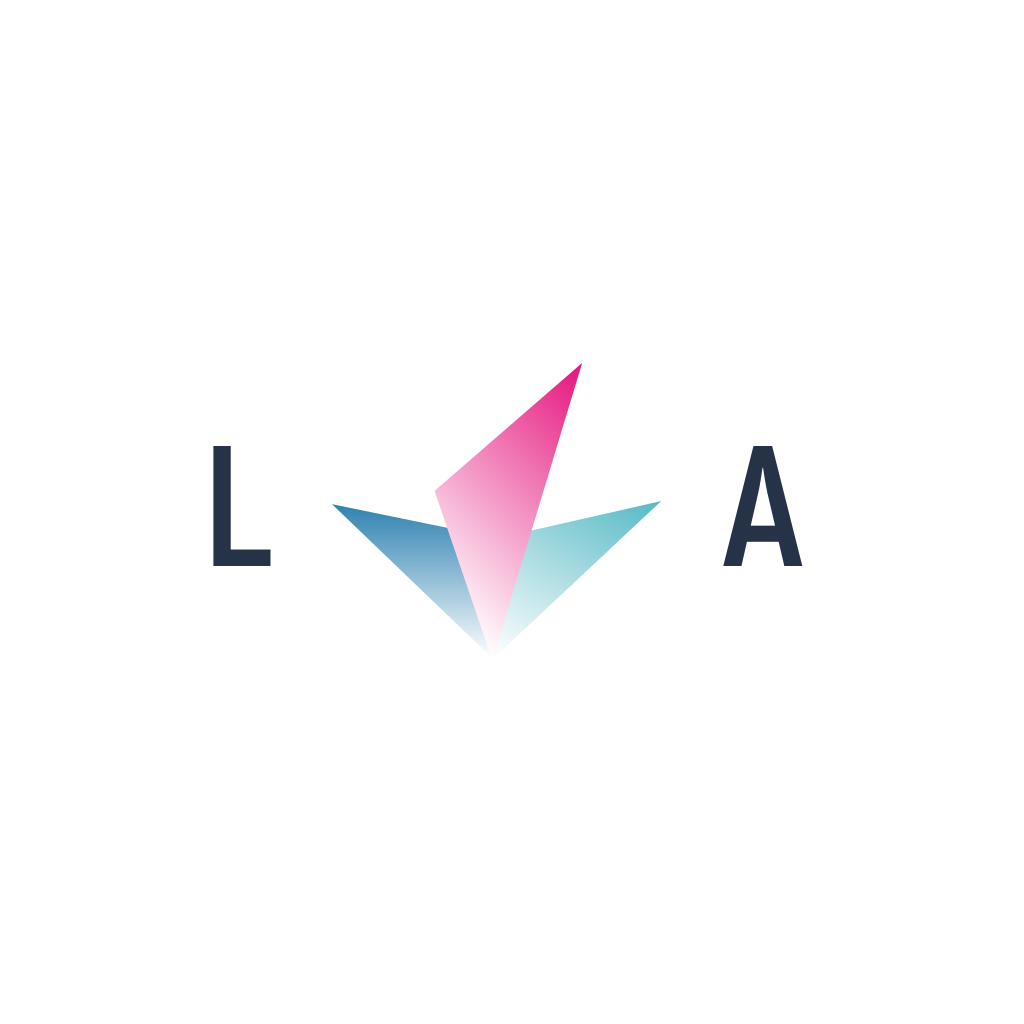 Abstract LA logo