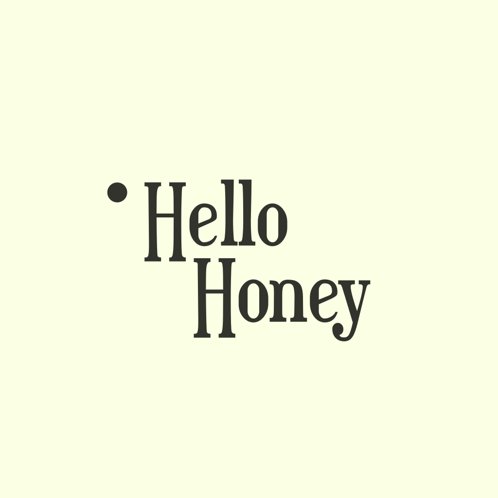 Black and White Text logo