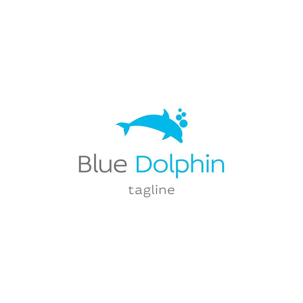 Logotipo Do Golfinho Azul