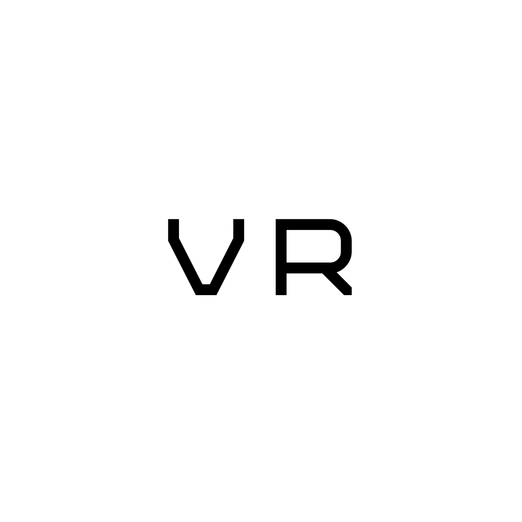 Letters VR Classic logo Letters VR Classic logo