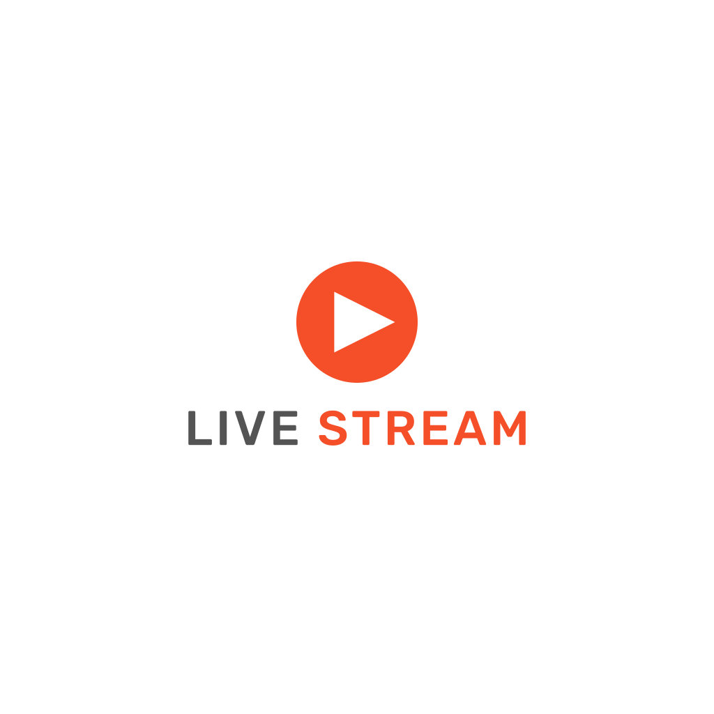 Orange Play Button logo Orange Play Button logo