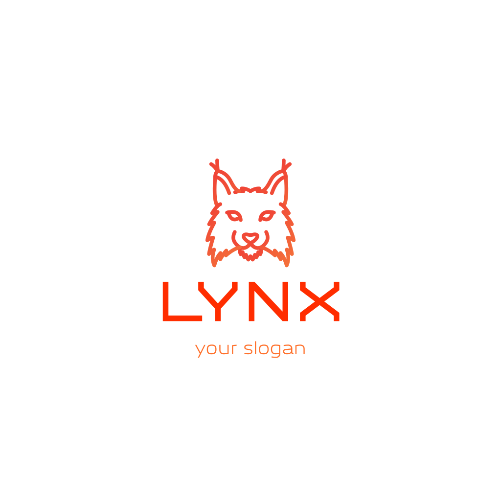 Orange Head Lynx logo
