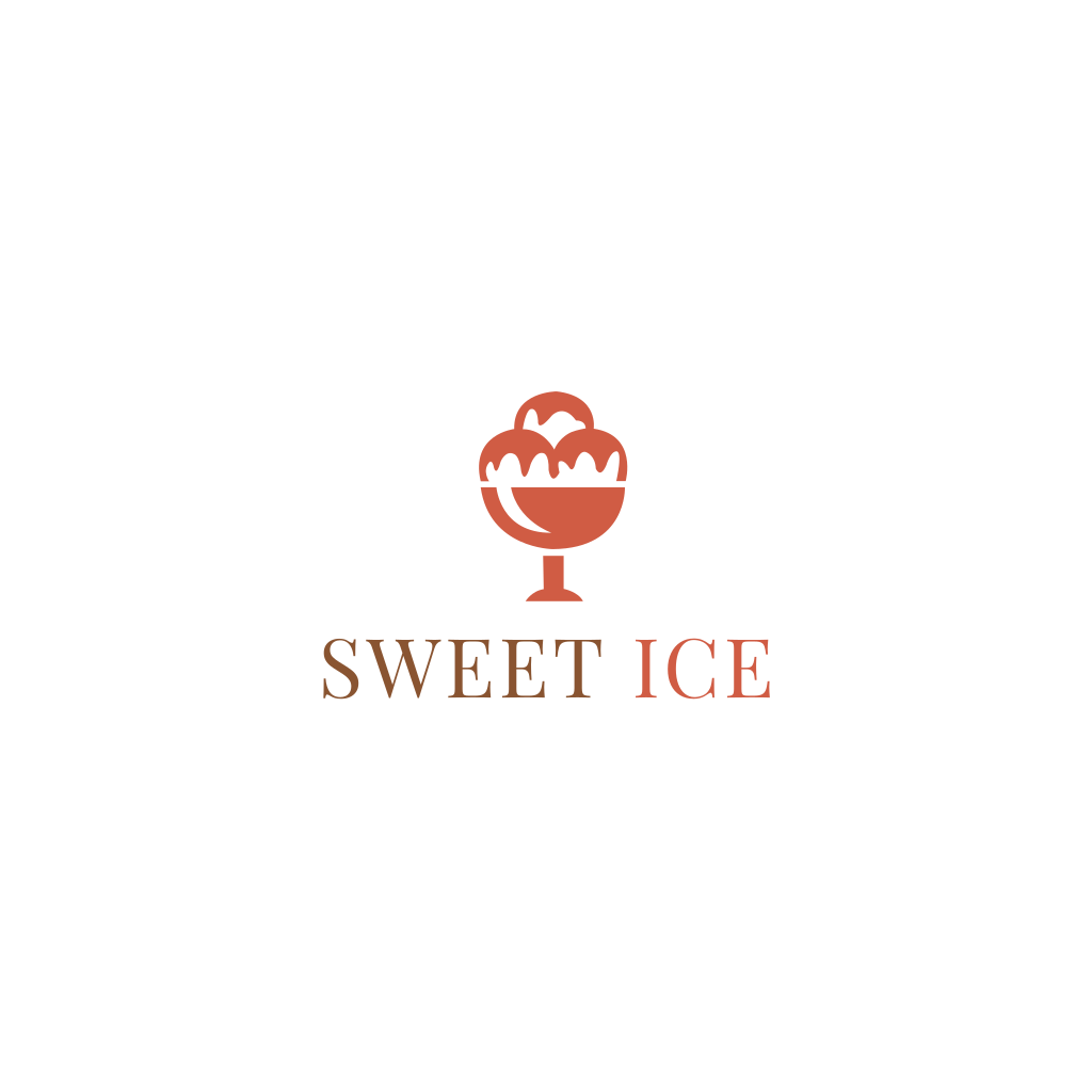 Чаша Мороженого Логотип