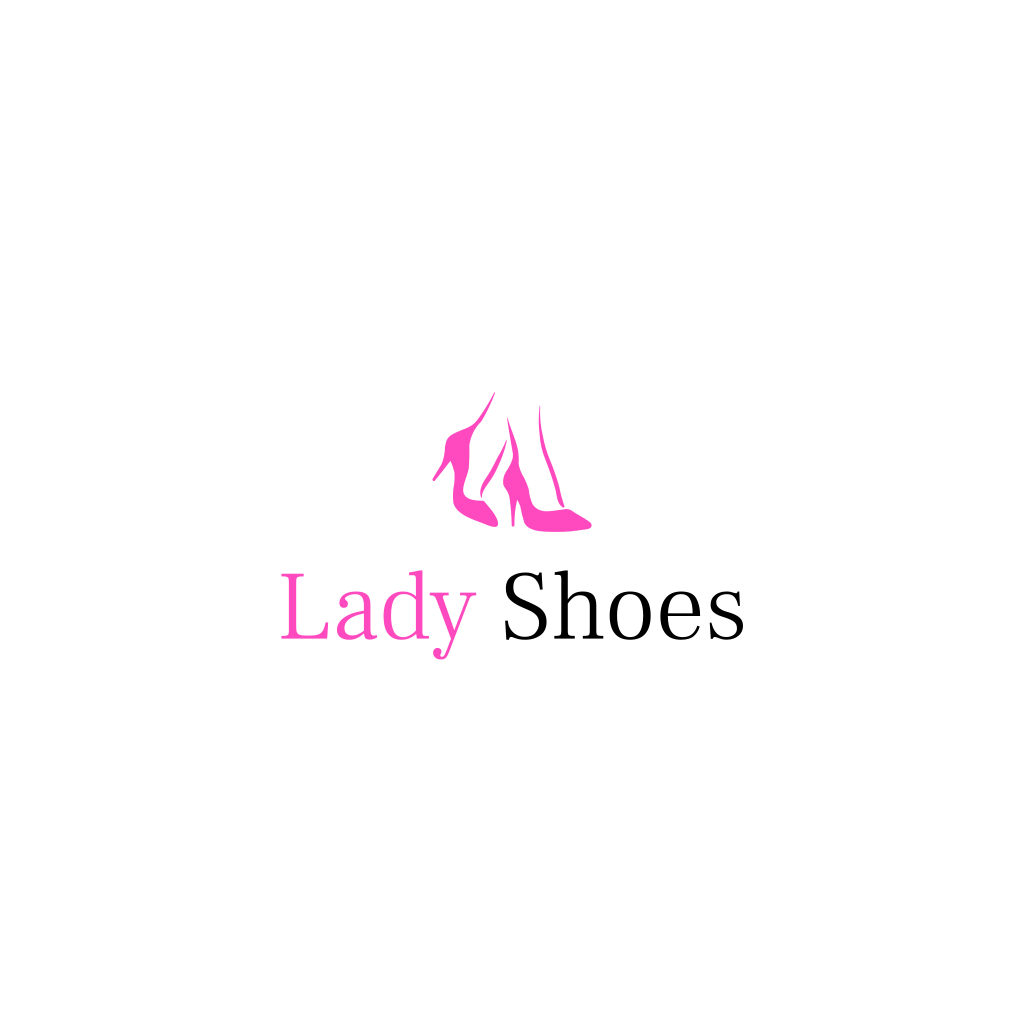 Pink Women's Shoes Logo - Turbologo Logo Maker