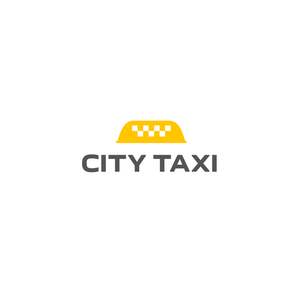 Taxi Icon logo Taxi Icon logo