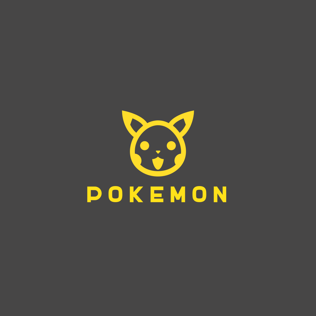 Желтый Покемон Логотип