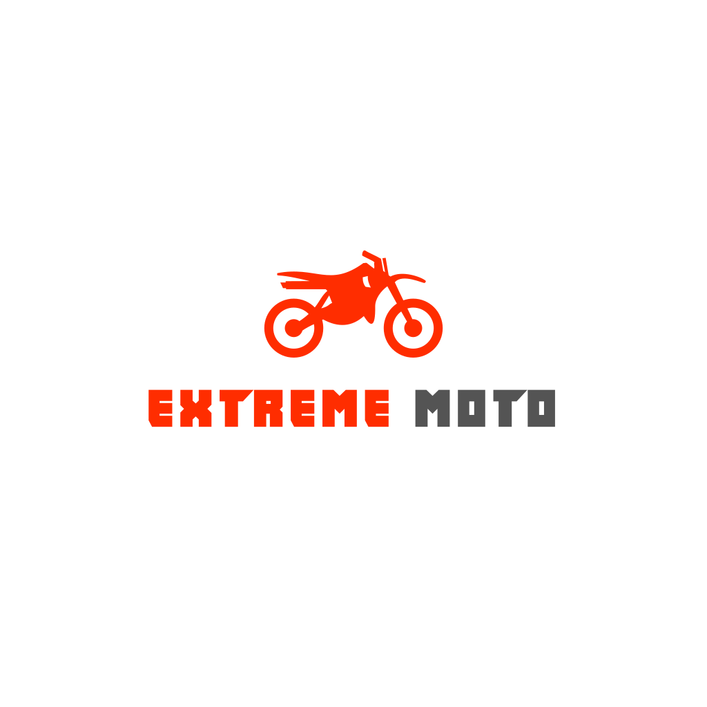 Logo De Motocicleta Roja