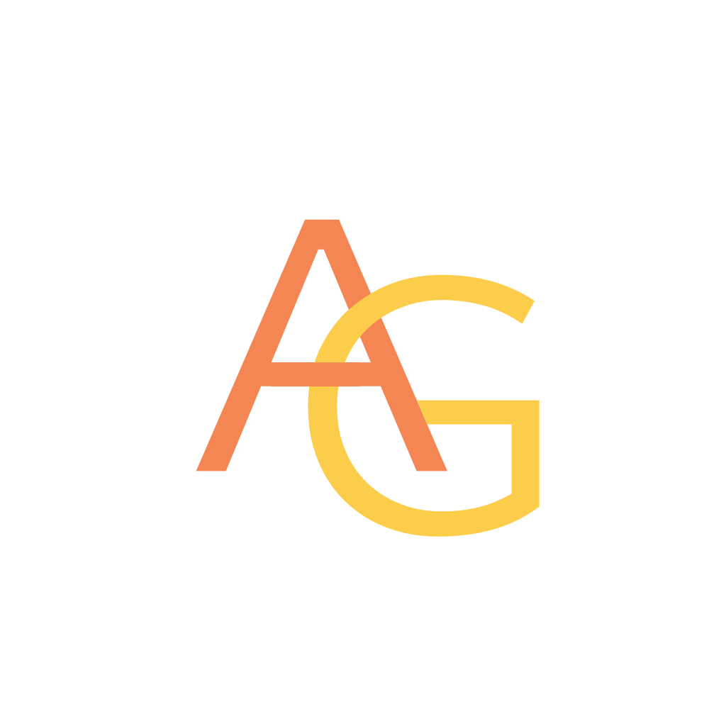 Монограмма A & G Логотип