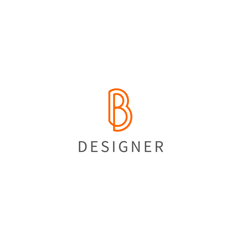Letter B Lines logo Letter B Lines logo