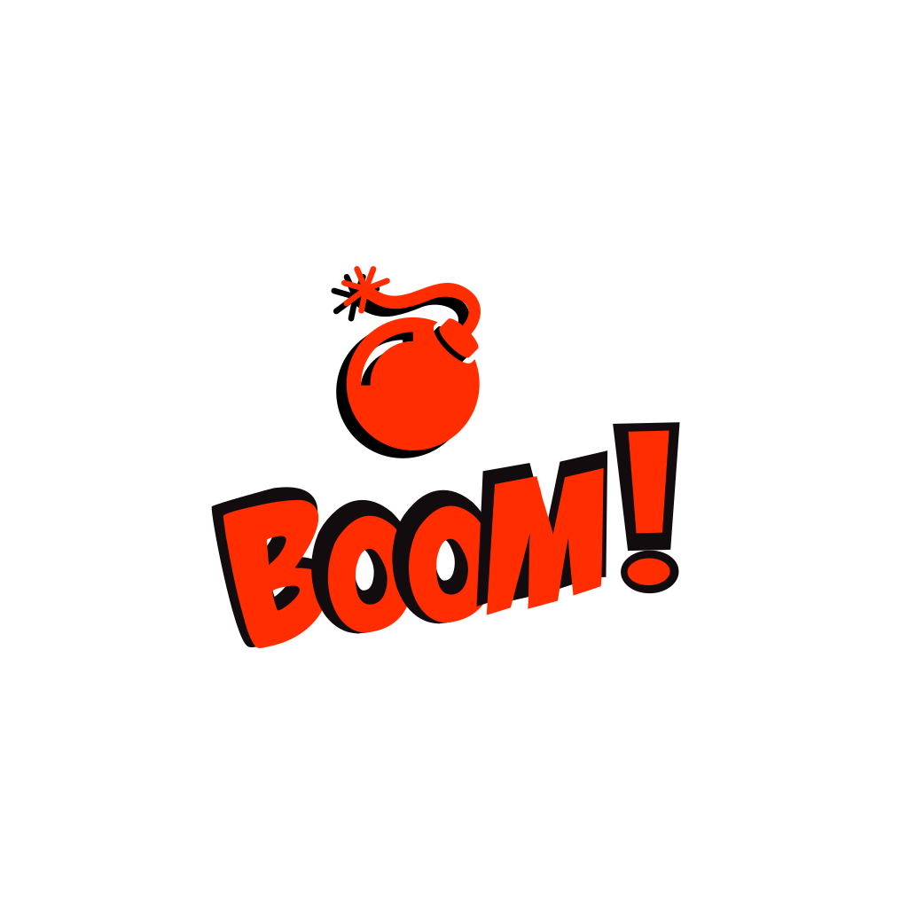 Logotipo Da Bomba Vermelha