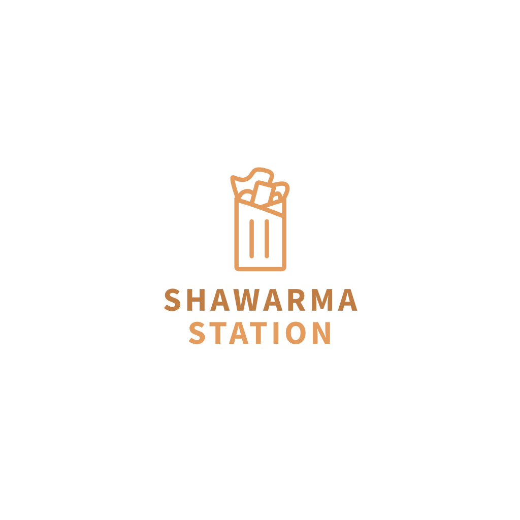 Logotipo De Ilustración De Shawarma