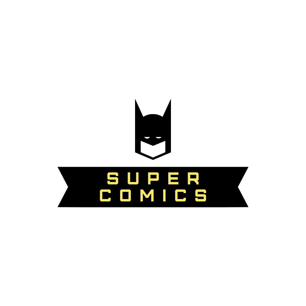 Batman Mask Comics logo Batman Mask Comics logo